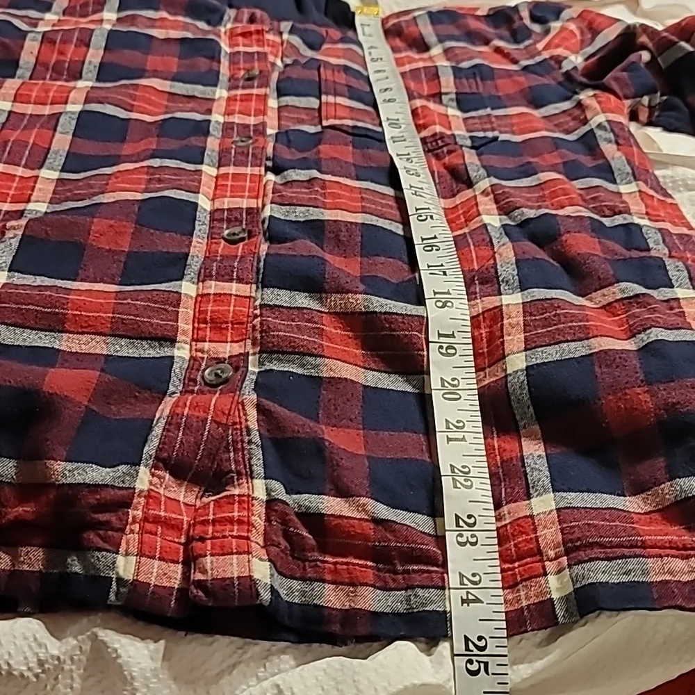 EDDIE BAUER 100% COTTON LINED BUTTON UP HOODIE JACKET SHIRT 3 POCKETS WOMENS SM - Picture 12 of 13